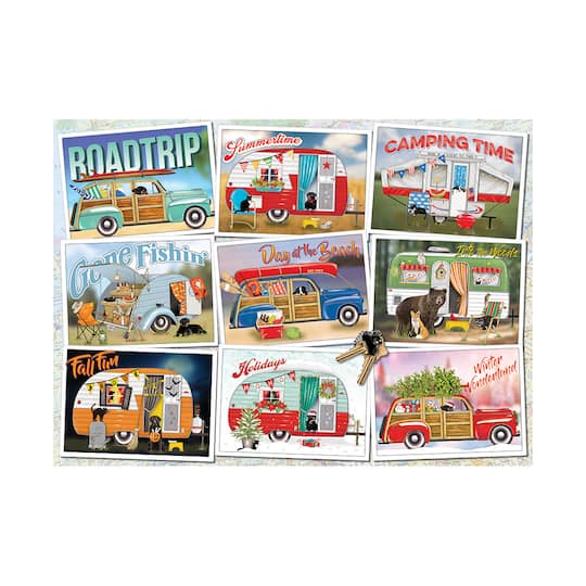 Hitting the Road by Mary Lake-Thompson 1,000 Piece Jigsaw Puzzle